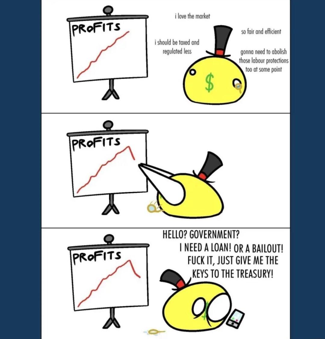 HELLO GOVERNMENT INEED A LOAN OR A BAILOUT FUCKIT JUST GIVE ME THE KEYS TO THE TREASURY