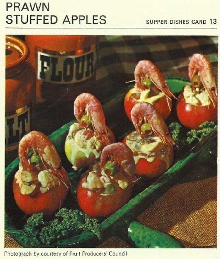 PRAWN STU FFED APPLES SUPPER DISHES CARD 13