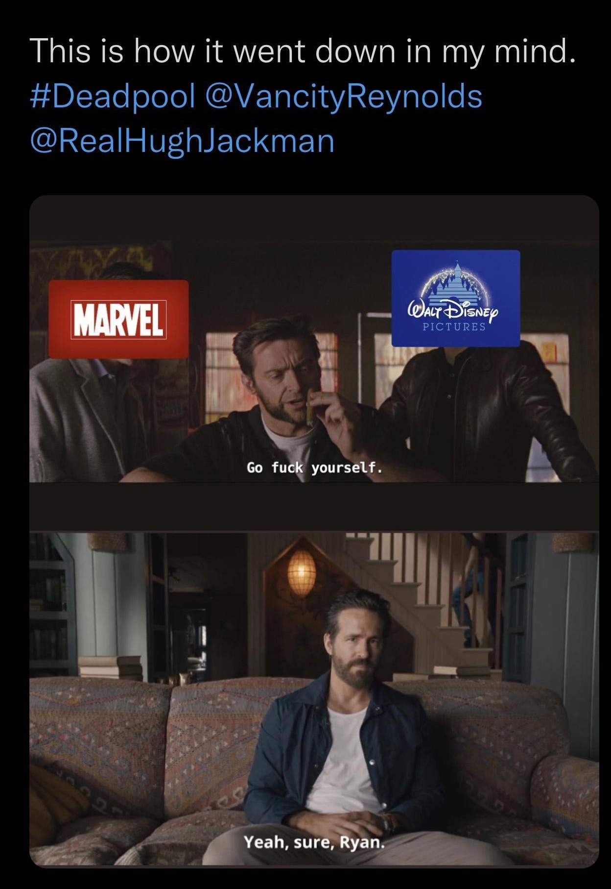 GeekStrong New York Comic Con GeekStrongTV This is how it went down in my mind Deadpool VancityReynolds RealHughJackman