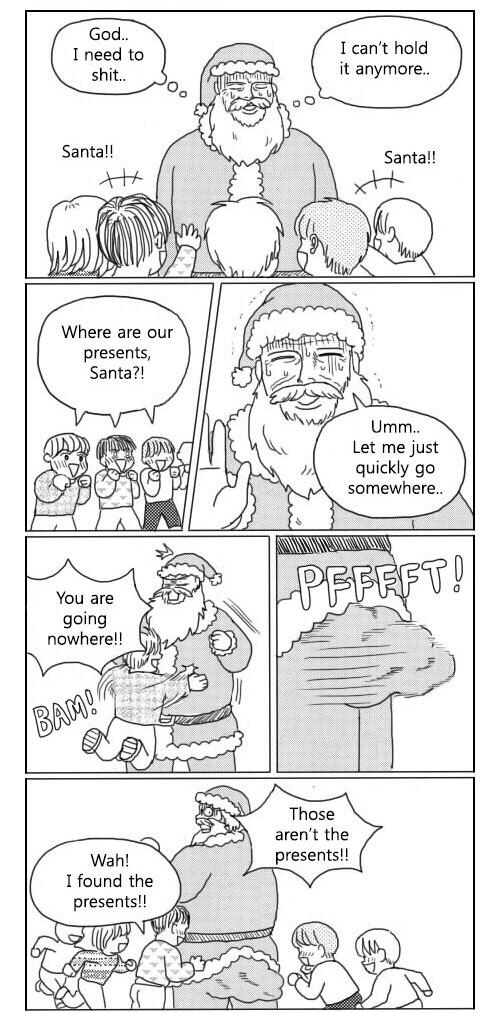 Where are our presents Let me just quickly go somewhere q arent the presents