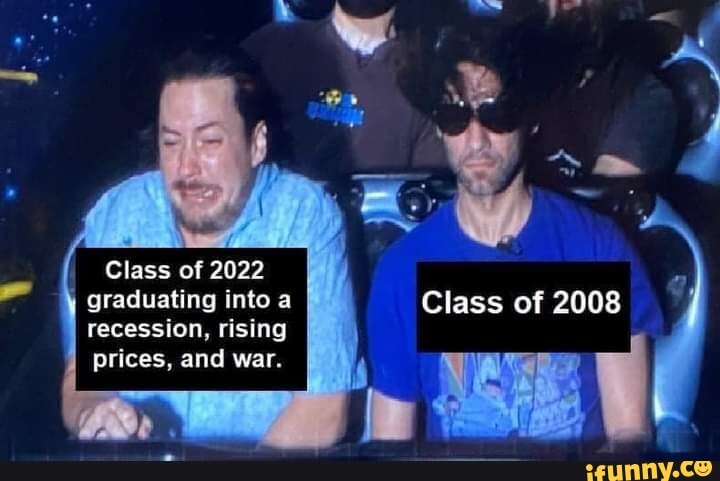 Class of 2022 graduating into a recession rising prices and war