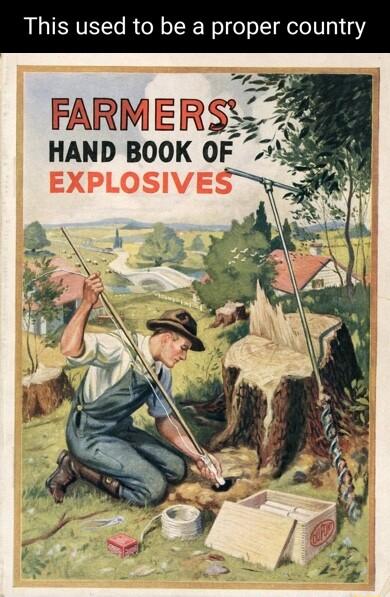 This used to be a proper country FARMERSS HAND BOOK OF