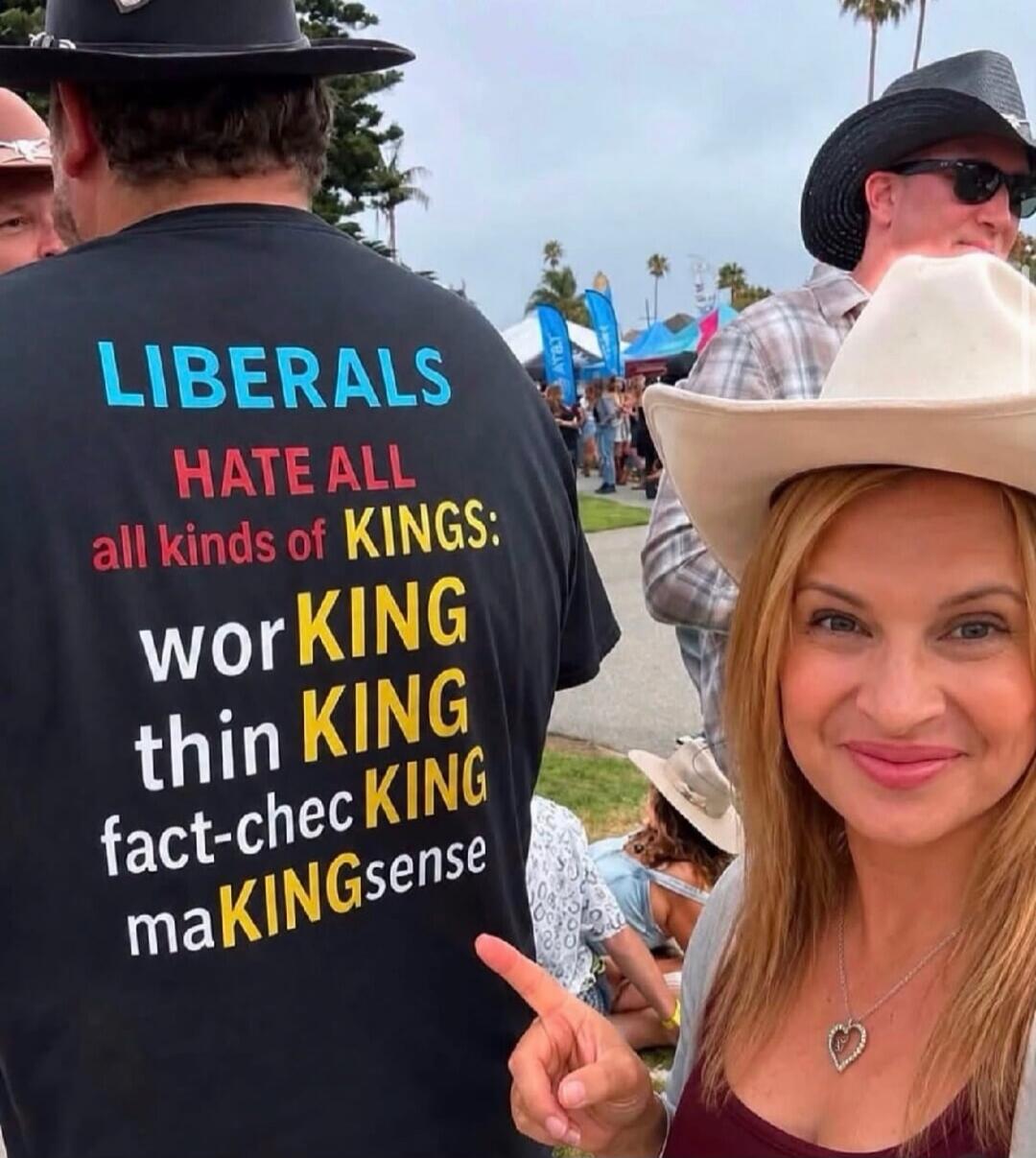 LIBERALS HATE ALL all kinds of KINGS: worKING thinKING fact-checKING maKINGsense