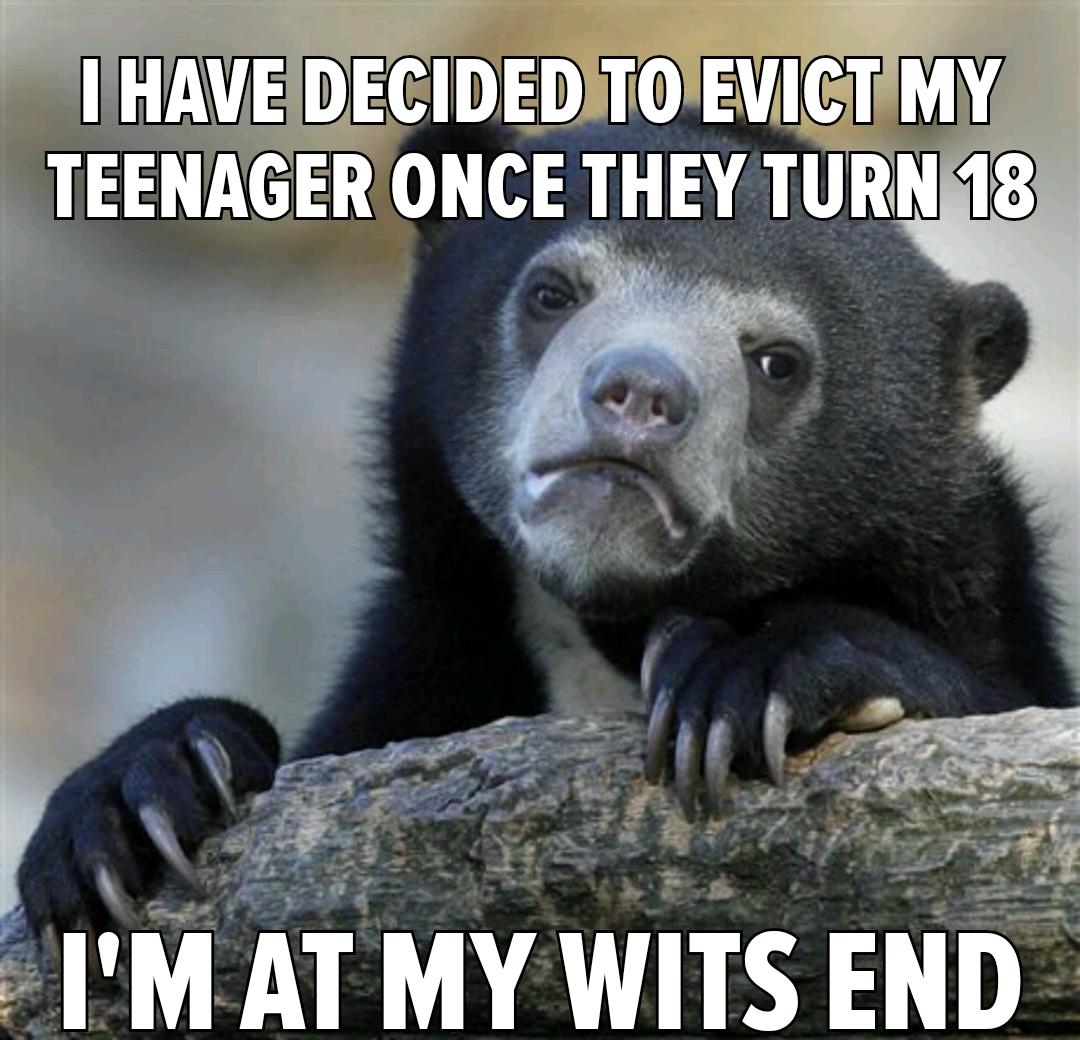 IM AT MY WITS END