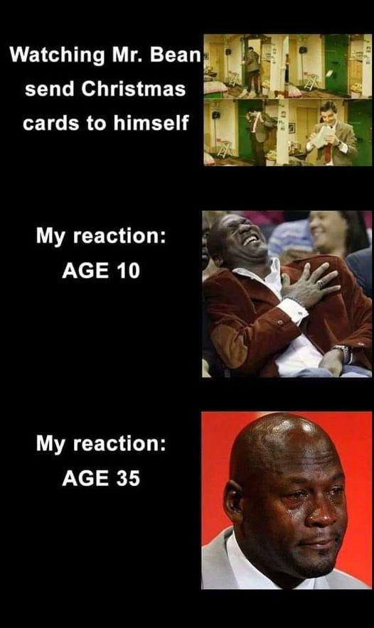 Watching Mr Bean send Christmas EIGER G BT LVACETS LI JXcIR 1 LVACETS LI AGE 35
