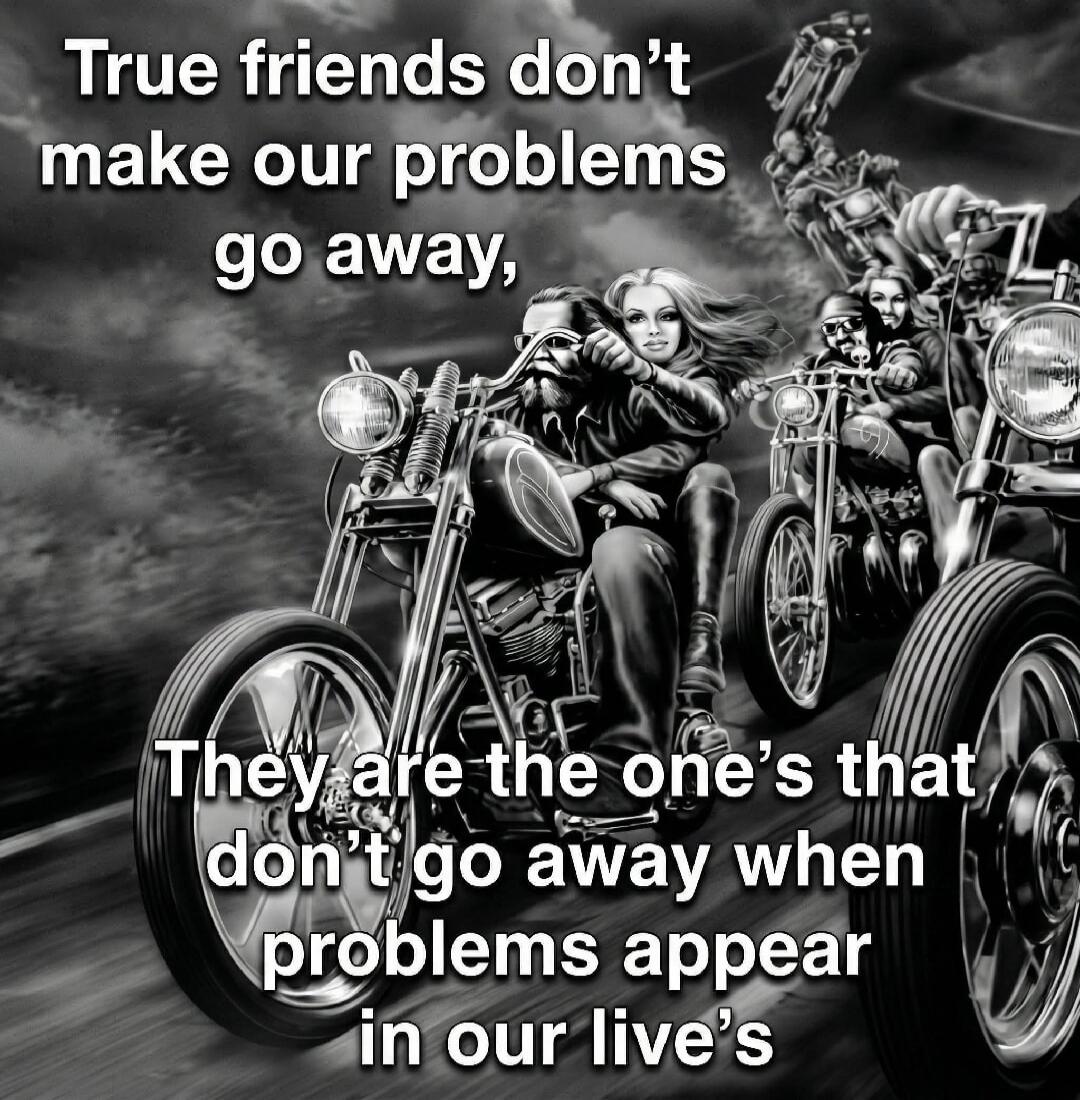 True friends don't make our problems go away, They are the one's that don't go away when problems appear in our live's