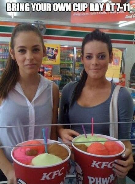BRING YOUR OWN CUP DAY AT 7-11