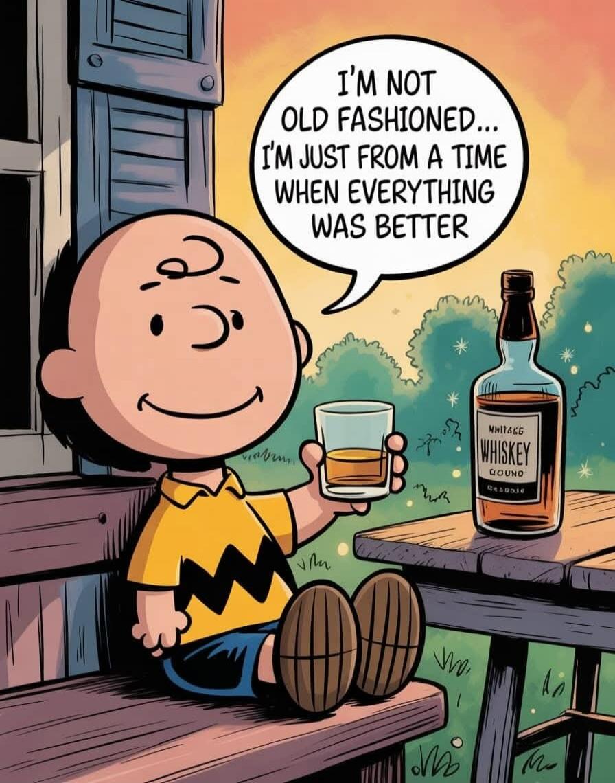 I'M NOT OLD FASHIONED... I'M JUST FROM A TIME WHEN EVERYTHING WAS BETTER