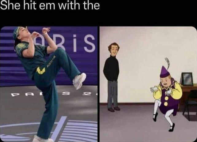 She hit em with the