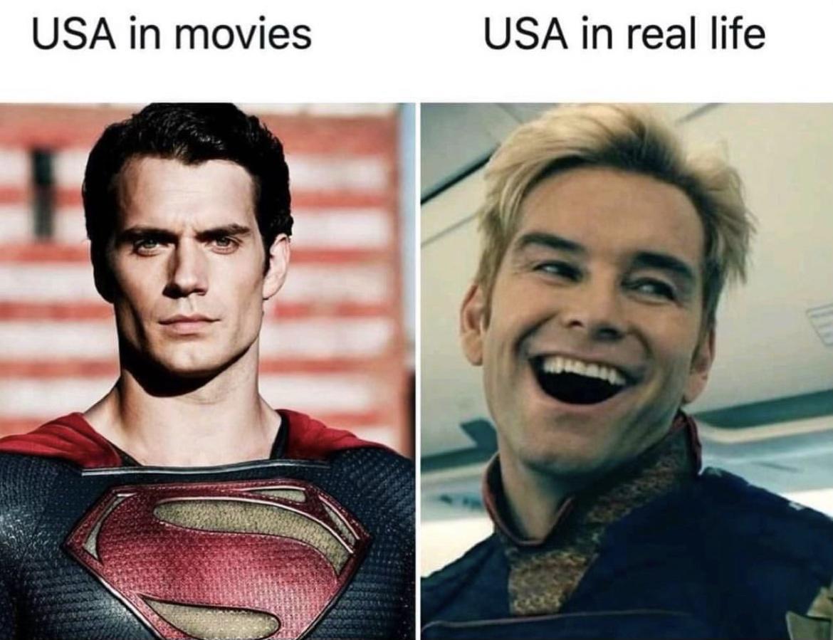 USA in movies USA in real life