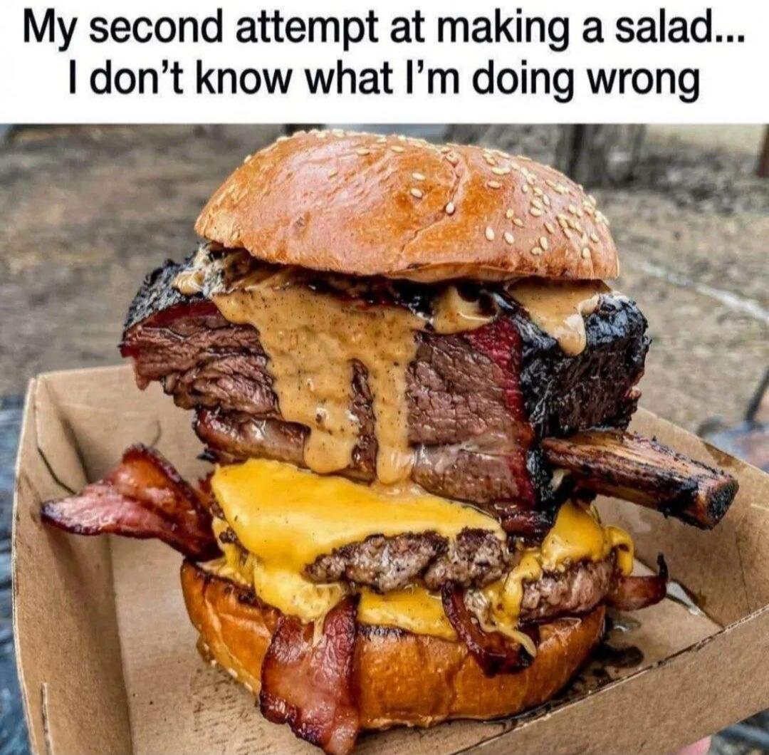 My second attempt at making a salad... I don't know what I'm doing wrong