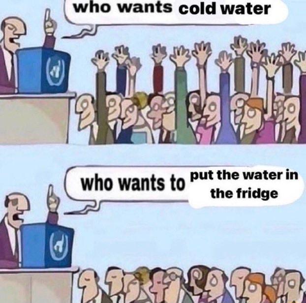 0 Lwho wants cold water AR B e P Y Gy 3995457 5 86 A