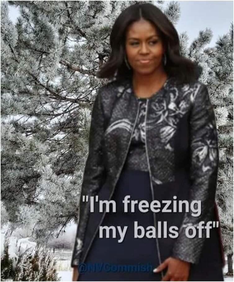 I'm freezing my balls off