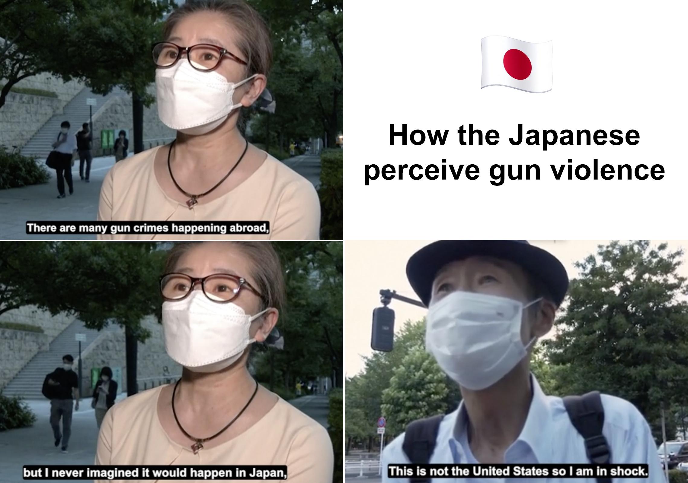 How the Japanese perceive gun violence