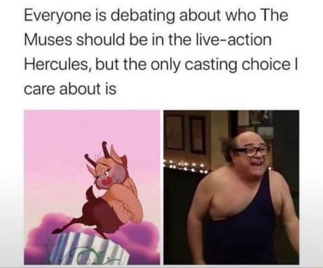 Everyone is debating about who The Muses should be in the live action Hercules but the only casting choice care about is 3 12em