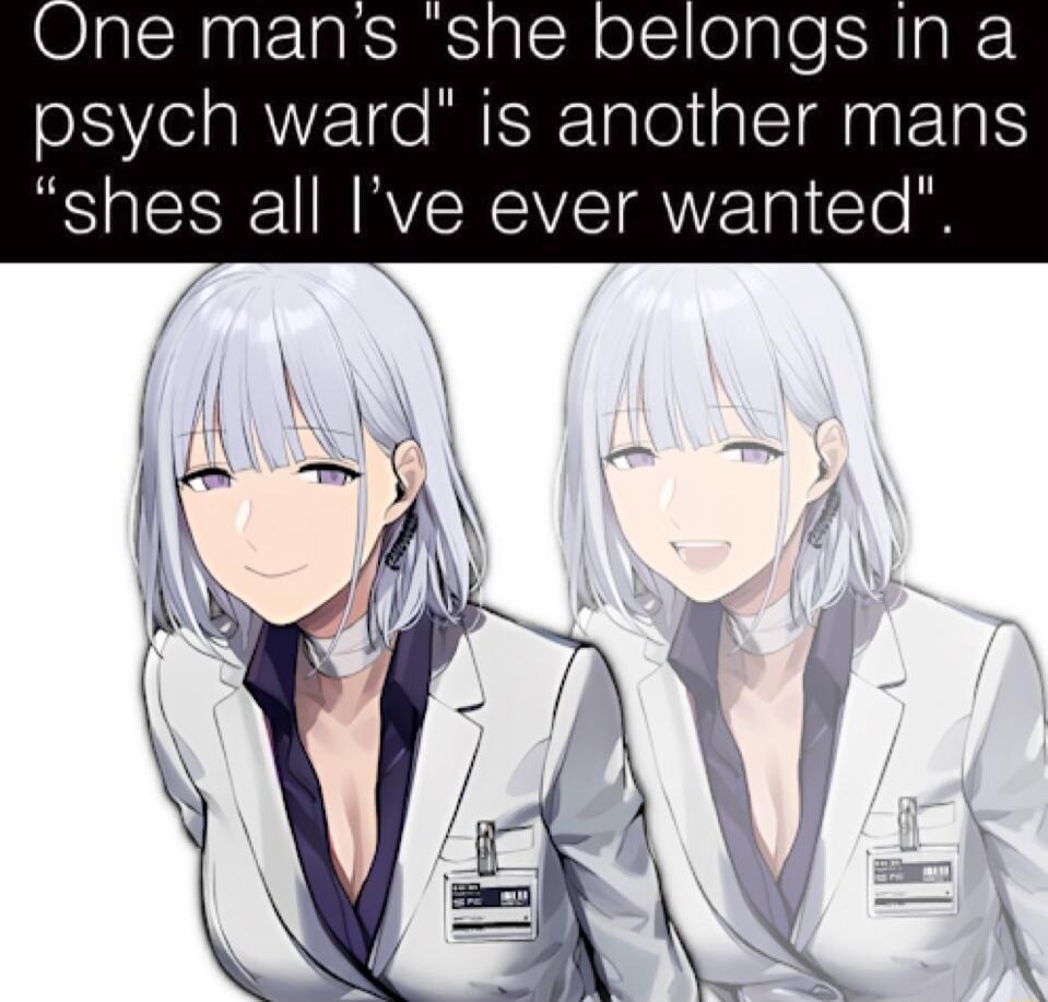 One mans she pelongs in a psych ward is another mans S CEEUNRVERCIVETANZ Tai To B