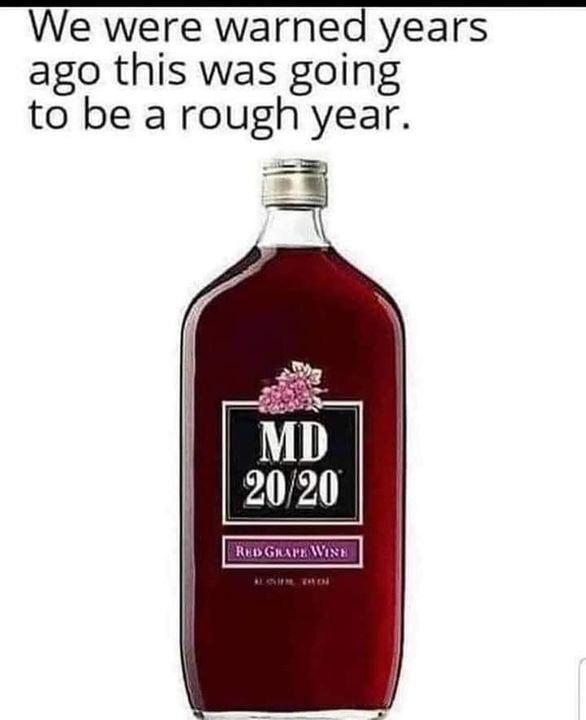 We were warned years ago this was going to be a rough year