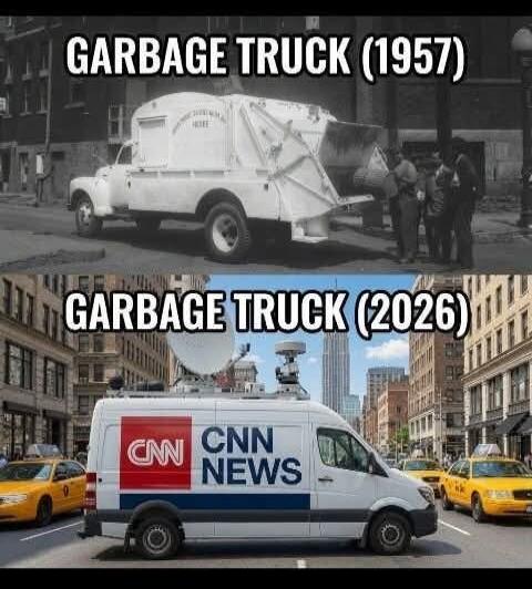 GARBAGE TRUCK (1957) GARBAGE TRUCK (2026) CNN NEWS