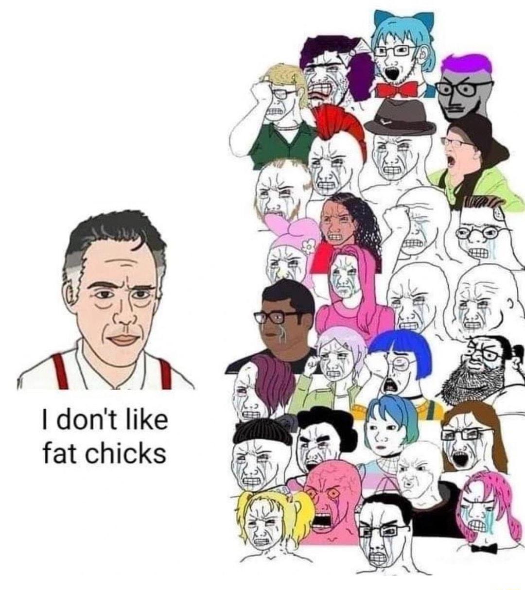 t like don fat chicks