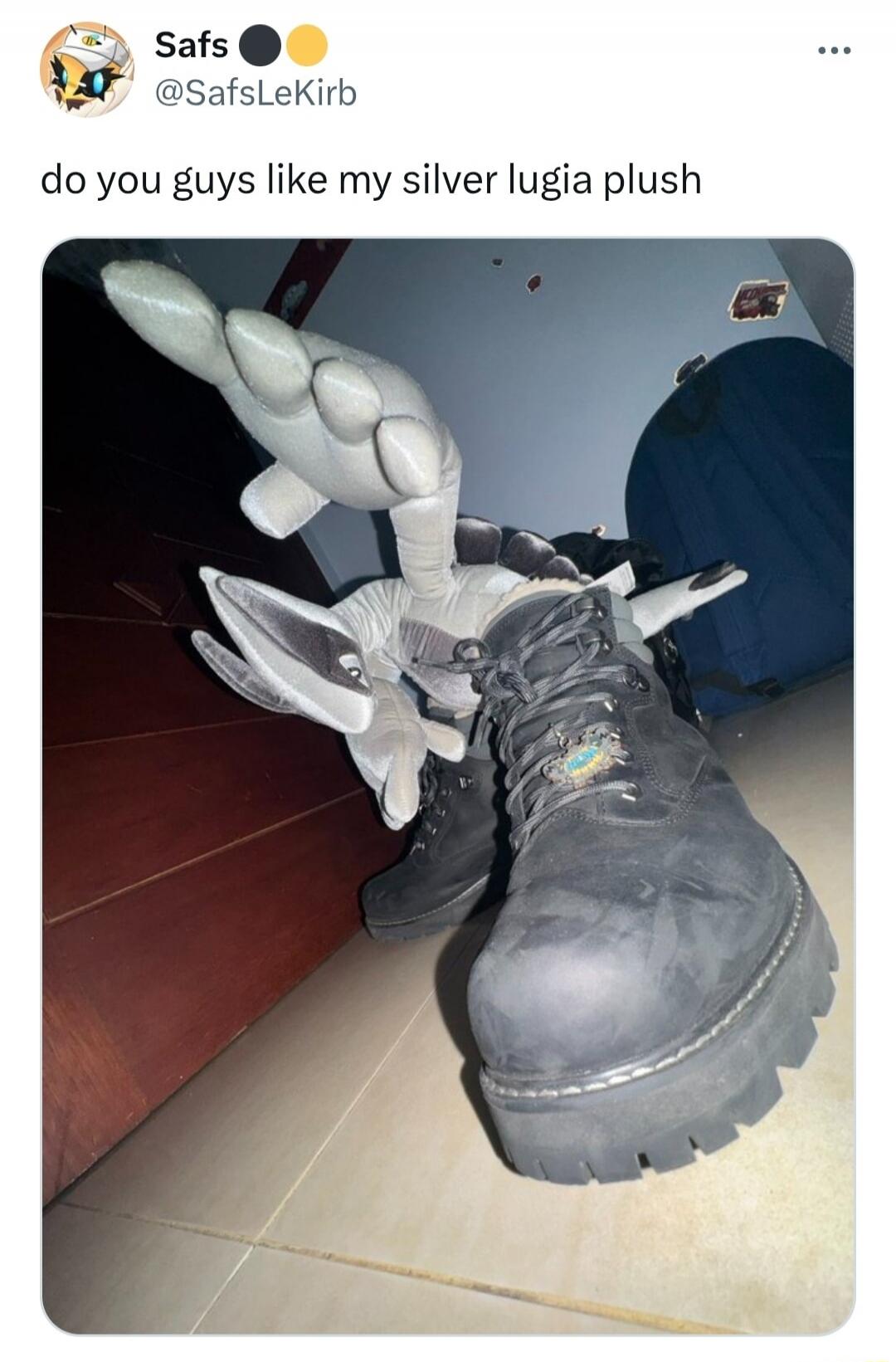 do you guys like my silver lugia plush