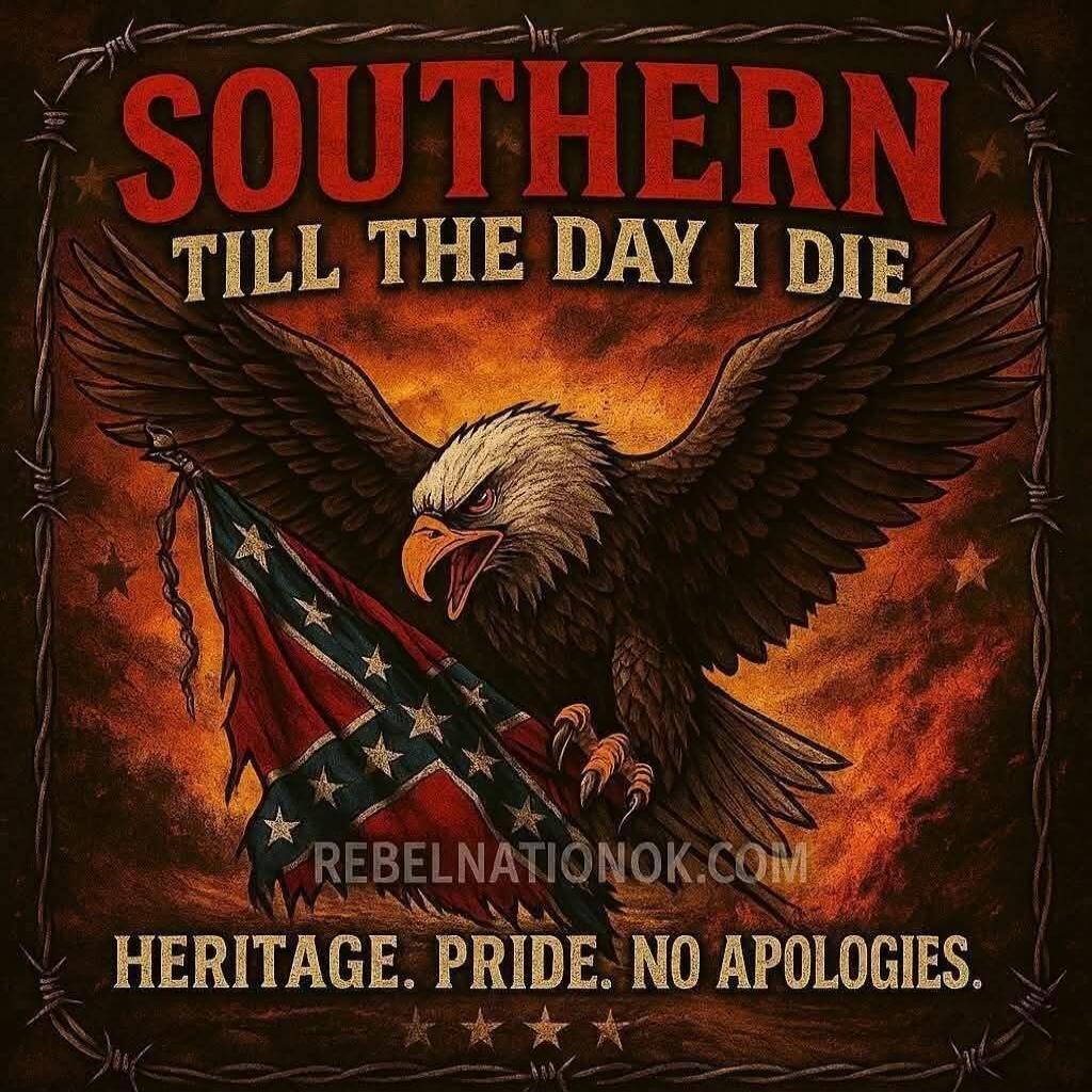 SOUTHERN TILL THE DAY I DIE REBELNATIONOK.COM HERITAGE. PRIDE. NO APOLOGIES.
