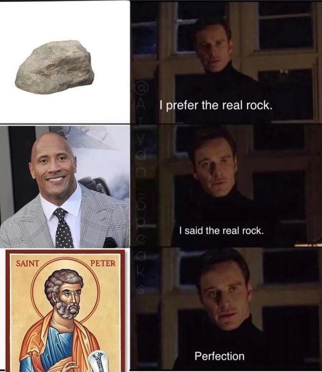 CIEISUEREE NG I said the real rock Perfection