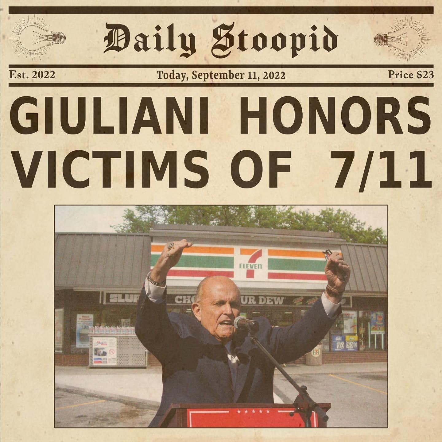 Eatly 5tonp1b GIULIANI HONORS VICTIMS OF 711