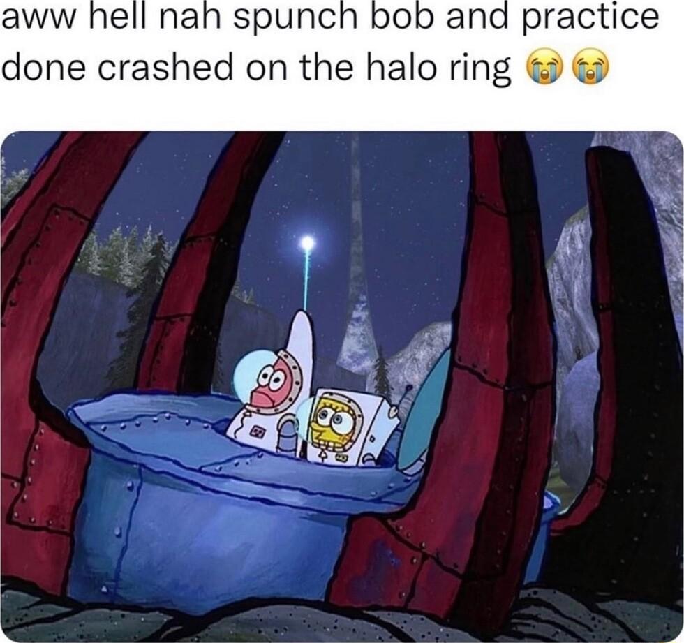 practice done crashed on the halo ring