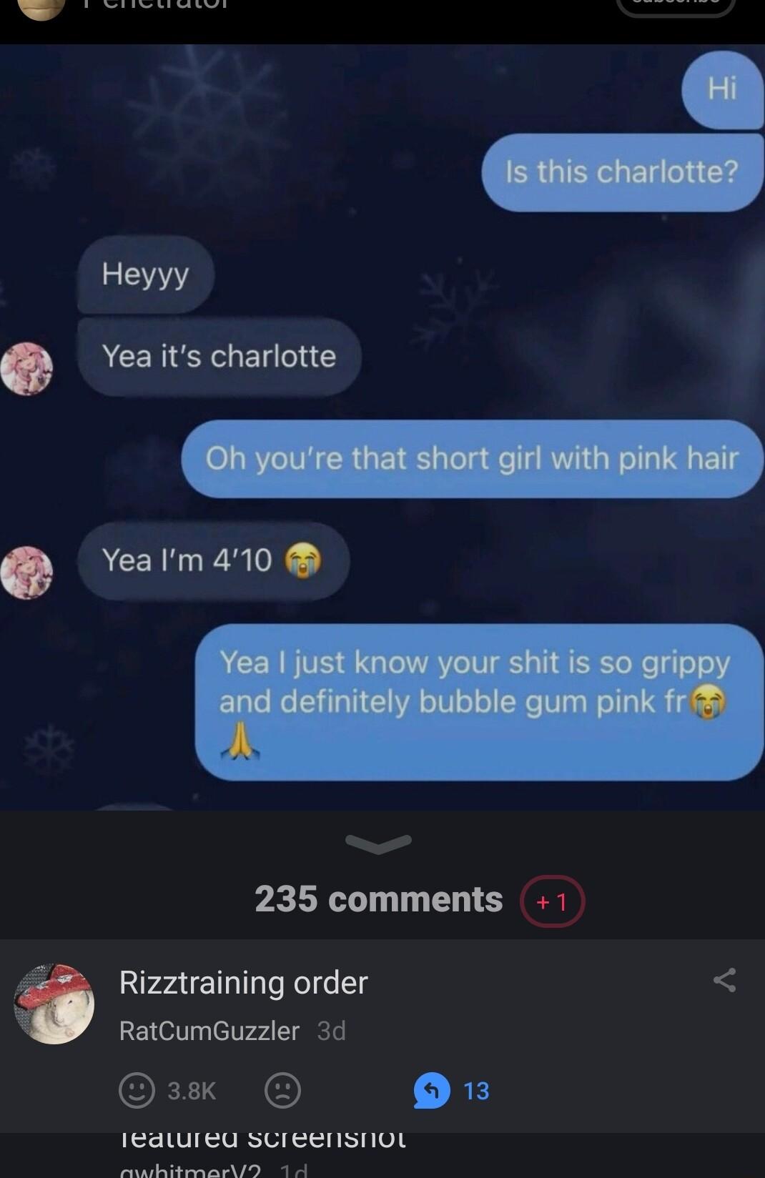 Heyyy ACERE LG Yerm4w0 L 235 comments 1 Rizztraining order RatCumGuzzler 3d 3k RE ledlured sCieensioL P S R R