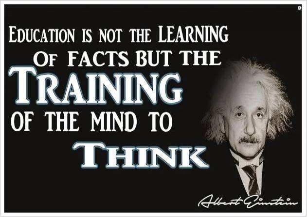 Education is not the learning of facts but the training of the mind to think. Session ID: 1108163.