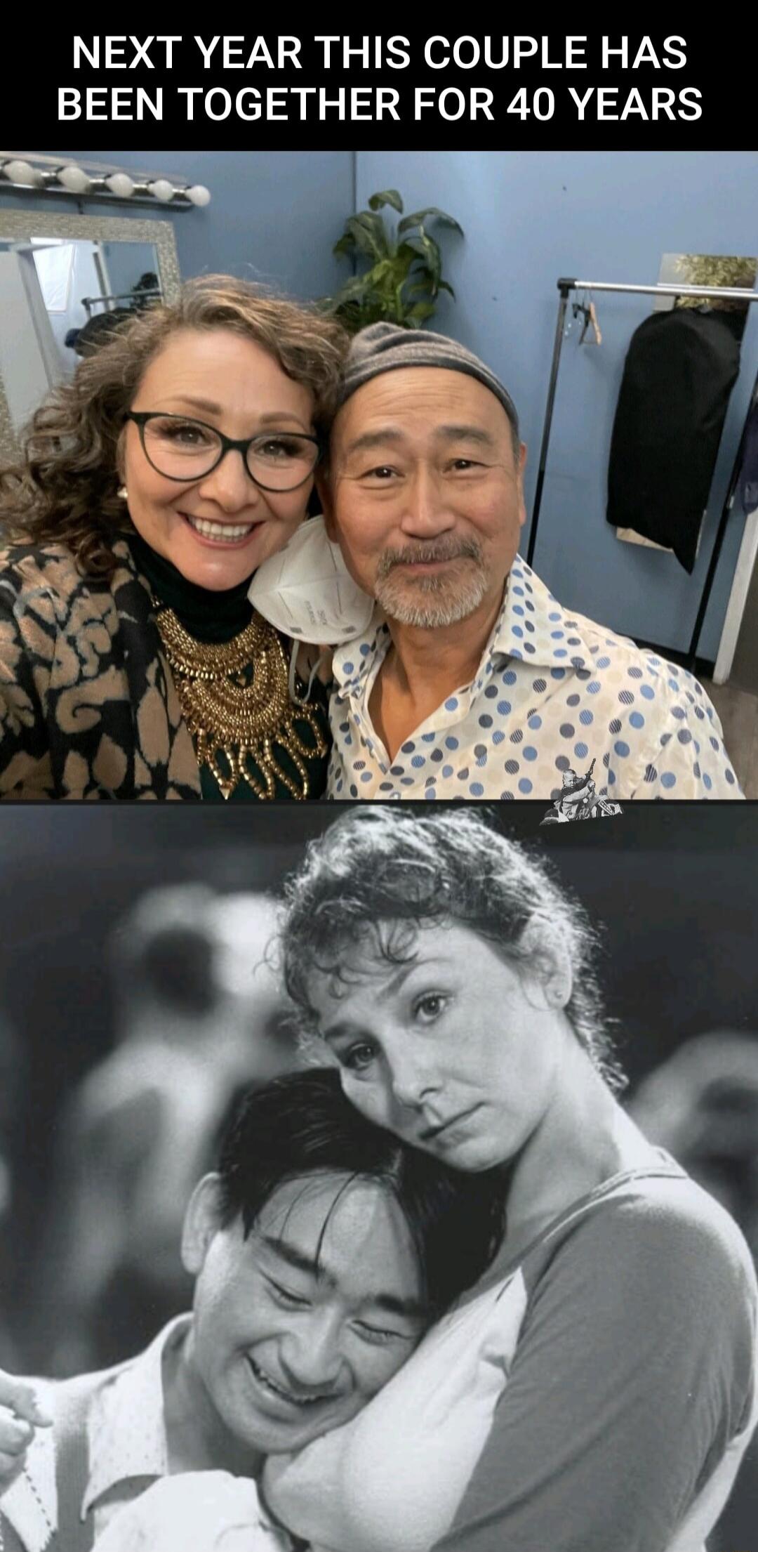 NEXT YEAR THIS COUPLE HAS BEEN TOGETHER FOR 40 YEARS