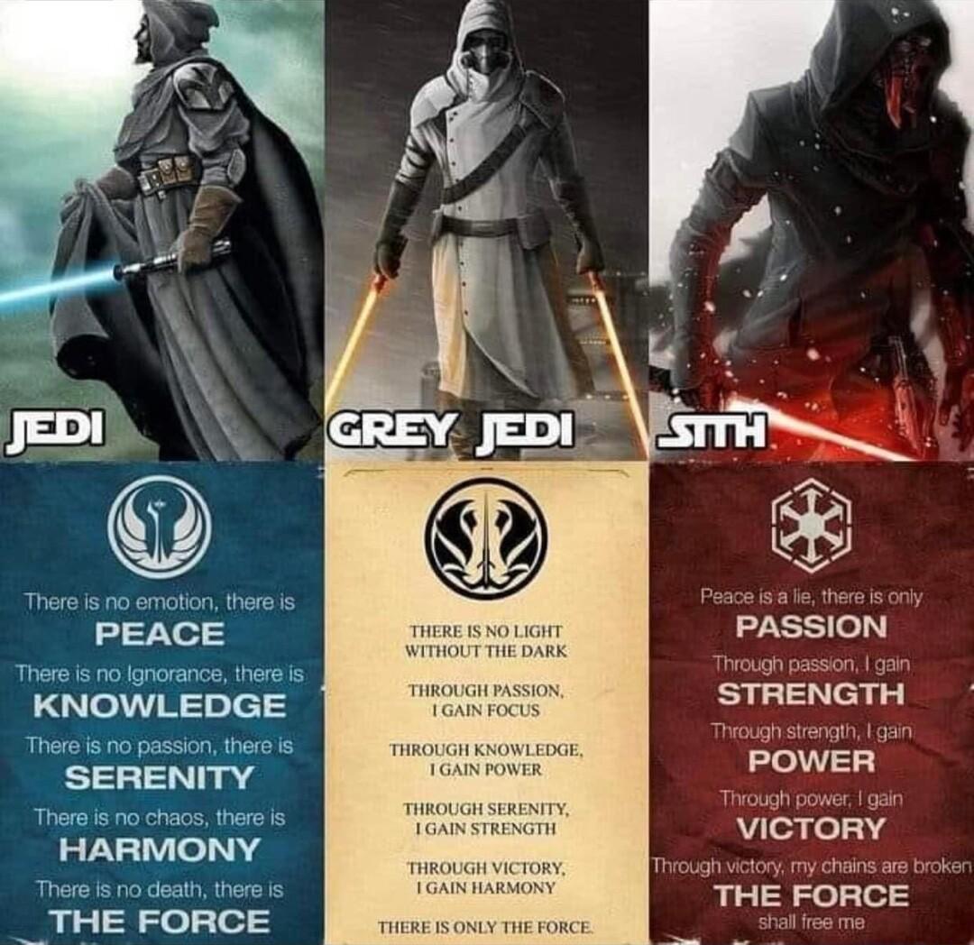 Thvcueh passon n STRENGTH o s s KNOWLEDGE SERENITY HARMONY THE FORCE