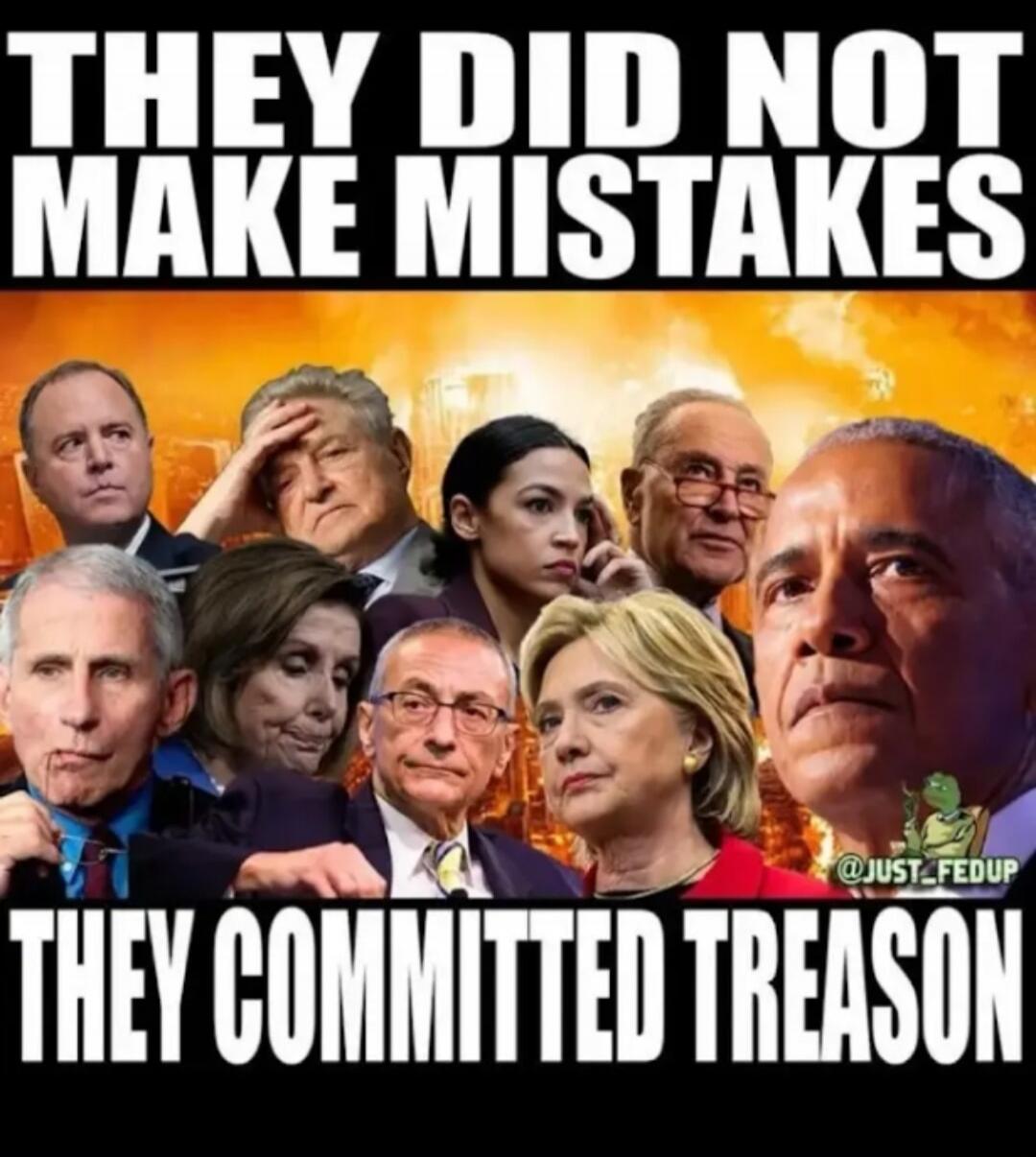 THEY DID NOT MAKE MISTAKES THEY COMMITTED TREASON