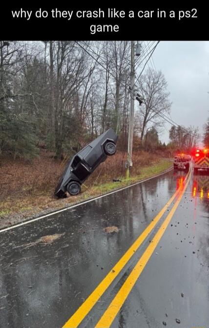 why do they crash like a car in a ps2 game