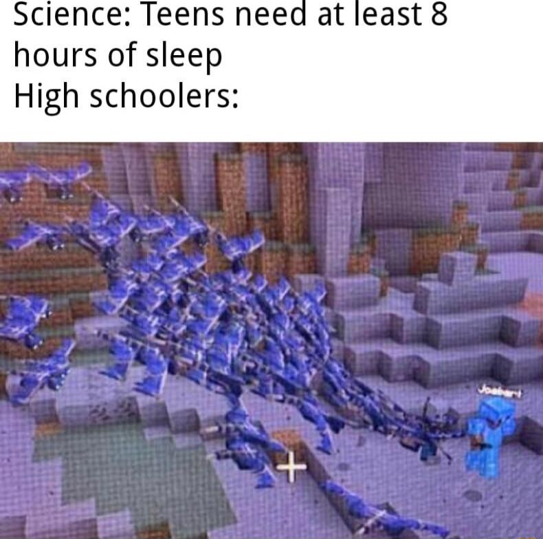 Science Teens need hours of sleep High schoolers