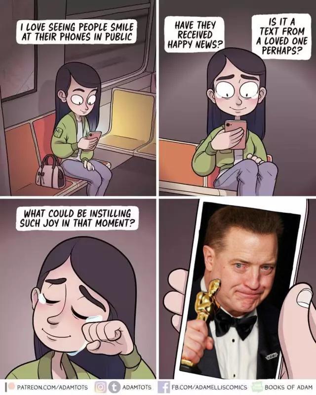 1 LOVE SEEING PEOPLE SMILE HAVE THEY 1817 A AT THEIR PHONES IN PUBLIC RECEIVED TEXT FROM HAPPY NEWS A LOVED ONE PERHAPS