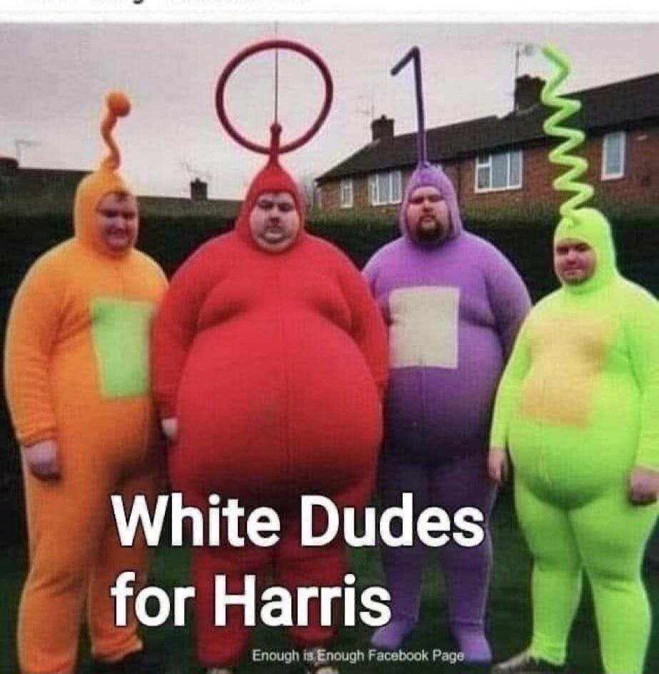 White Dudes for Harris. Enough is Enough Facebook Page.
