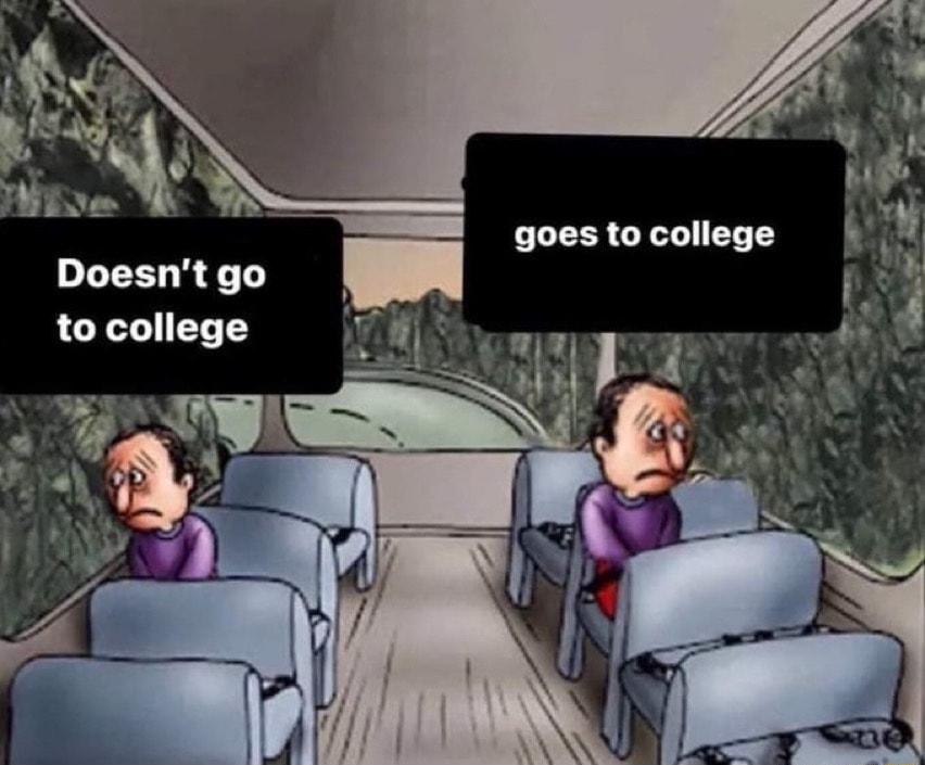Doesntgo to college il A