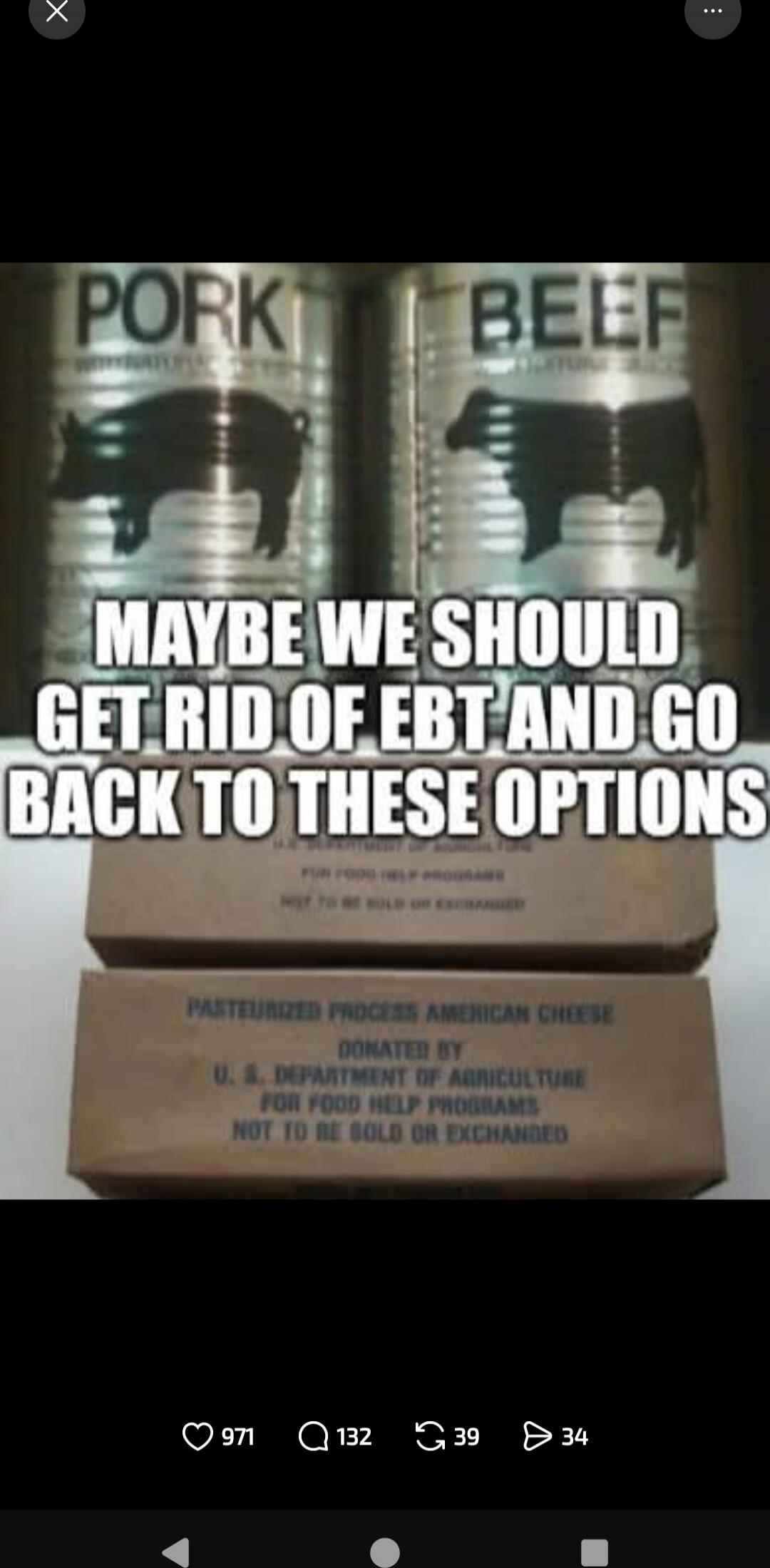 MAYBE WE SHOULD GET RID OF EBT AND GO BACK TO THESE OPTIONS