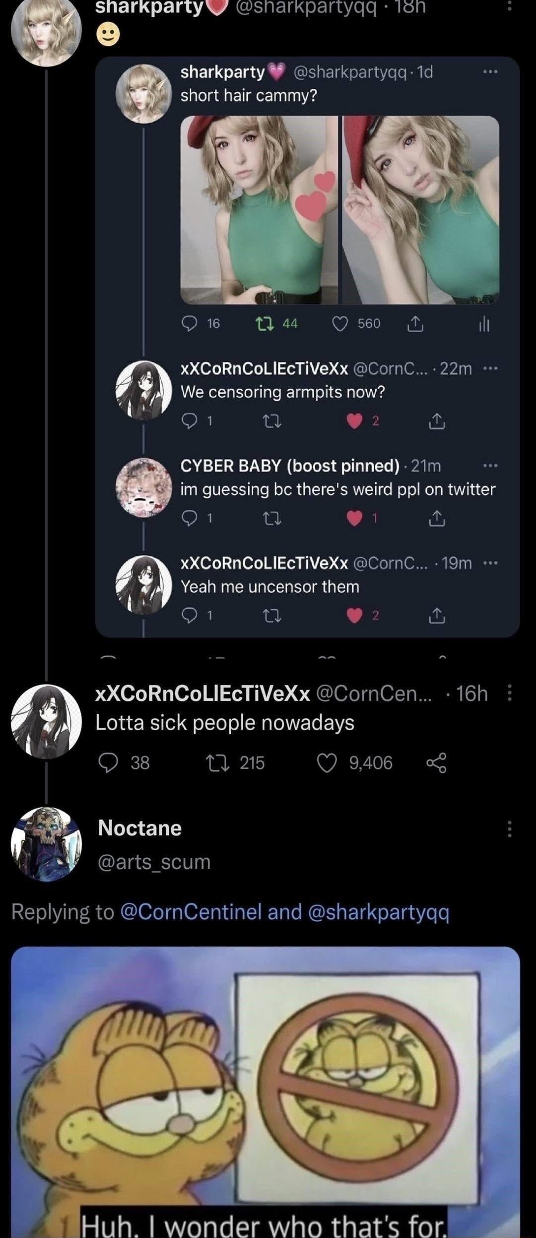 sharkpartyw sharkpartyqq loh sharkparty sharkpartyqq 1d short hair cammy Q1 Nau Qso i XXCoRnCoLIECTiVeXx CornC 22m We censoring armpits now o e v fu CYBER BABY boost pinned 21m im guessing bc theres weird ppl on twitter 91 u v XXCoRnCoLIECTiVeXx CornC 19m Yeah me uncensor them O fa L xXCoRnCoLIEcTiVeXx CornCen 16h Lotta sick people nowadays Q 38 T 215 Q 9406 Noctane arts_scum Replying to ComCentin