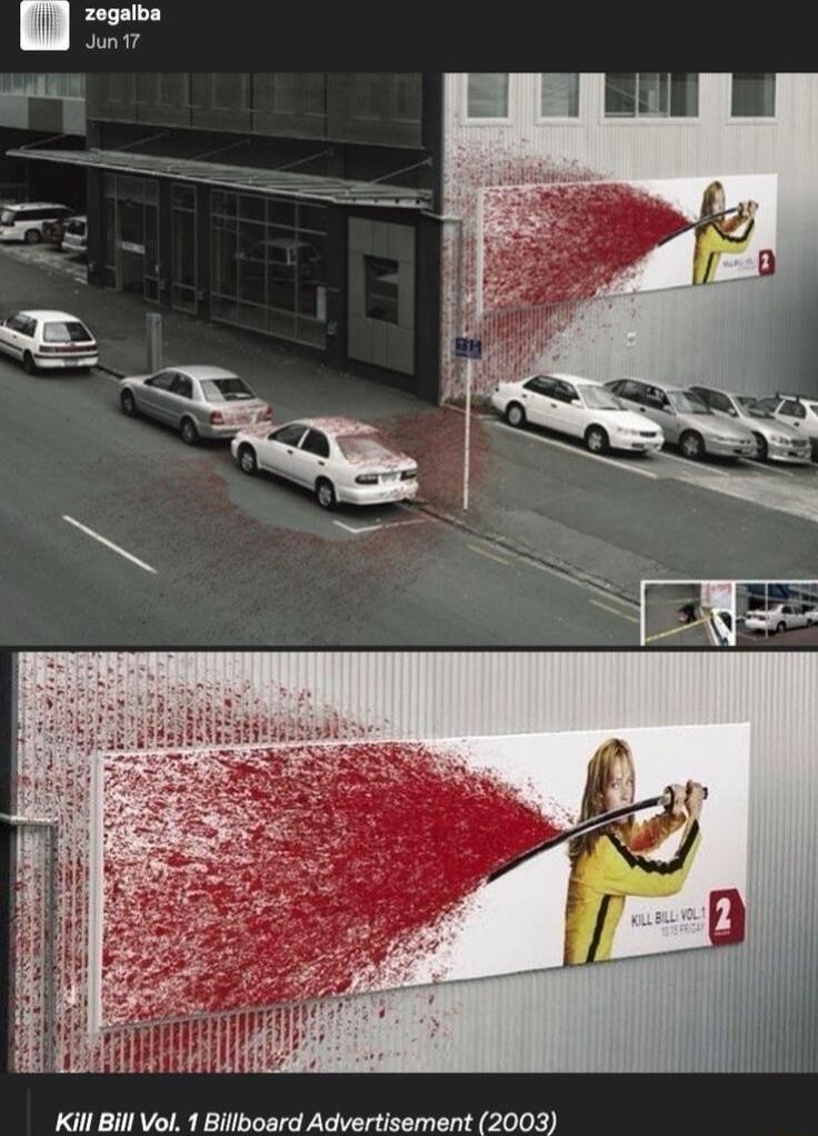Kill Bill Vol 1 Billboard Advertisement 2003