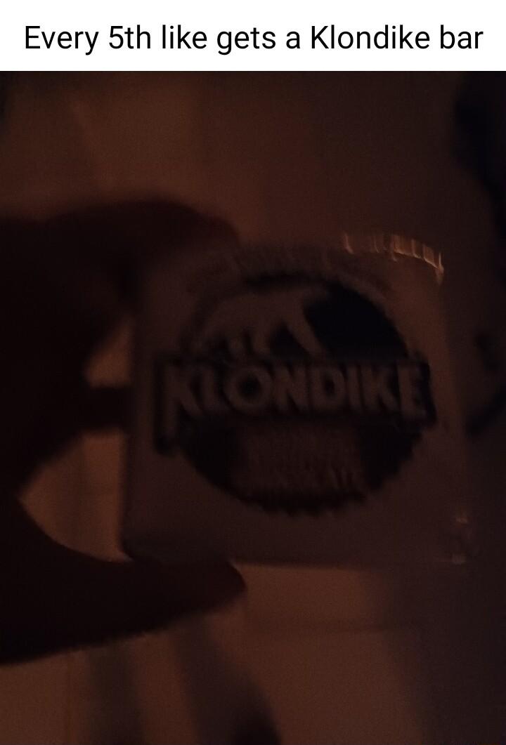 Every 5th like gets a Klondike bar