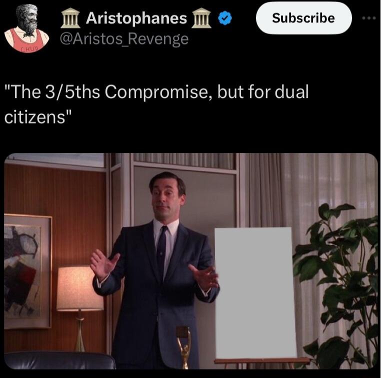 0l Aristophanes l Aristos_Revenge The 35ths Compromise but for dual citizens