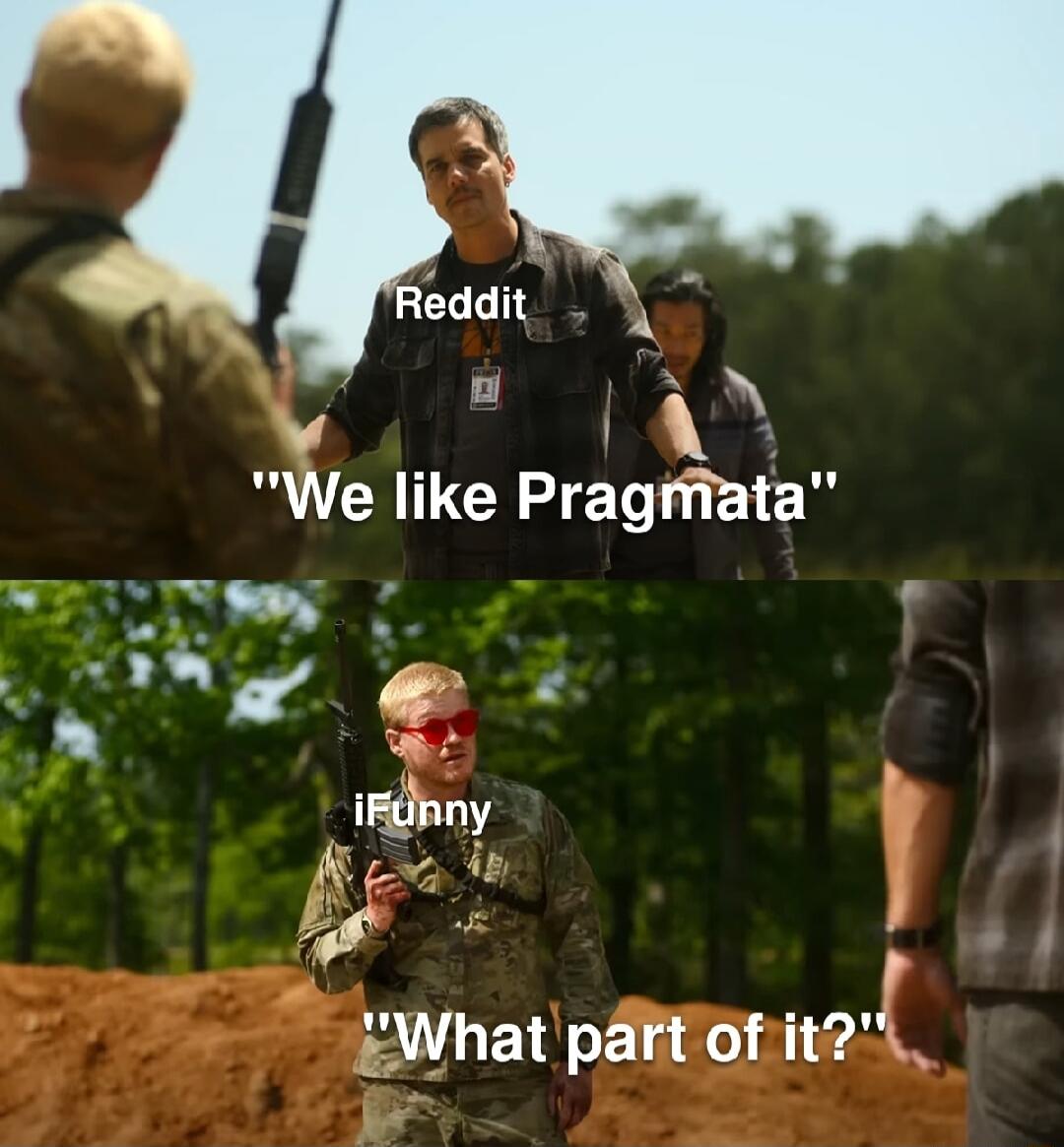 Reddit We like Pragmata iFunny What part of it?