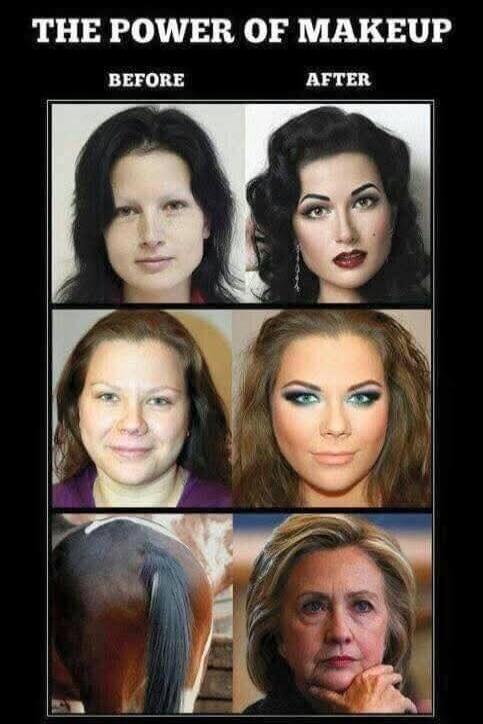 THE POWER OF MAKEUP BEFORE AFTER