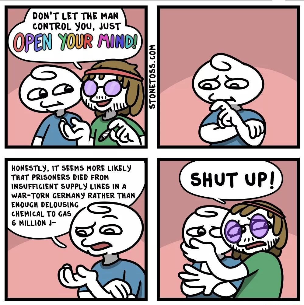 STONET05S COM HONESTLY IT SEGMS MORE LIKELY THAT PRISONERS DIED FROW INSUFFICIENT SUPPLY LINES IN A ENOUGH DELOUSING CHEMICAL TO GAS 6 MILLION I