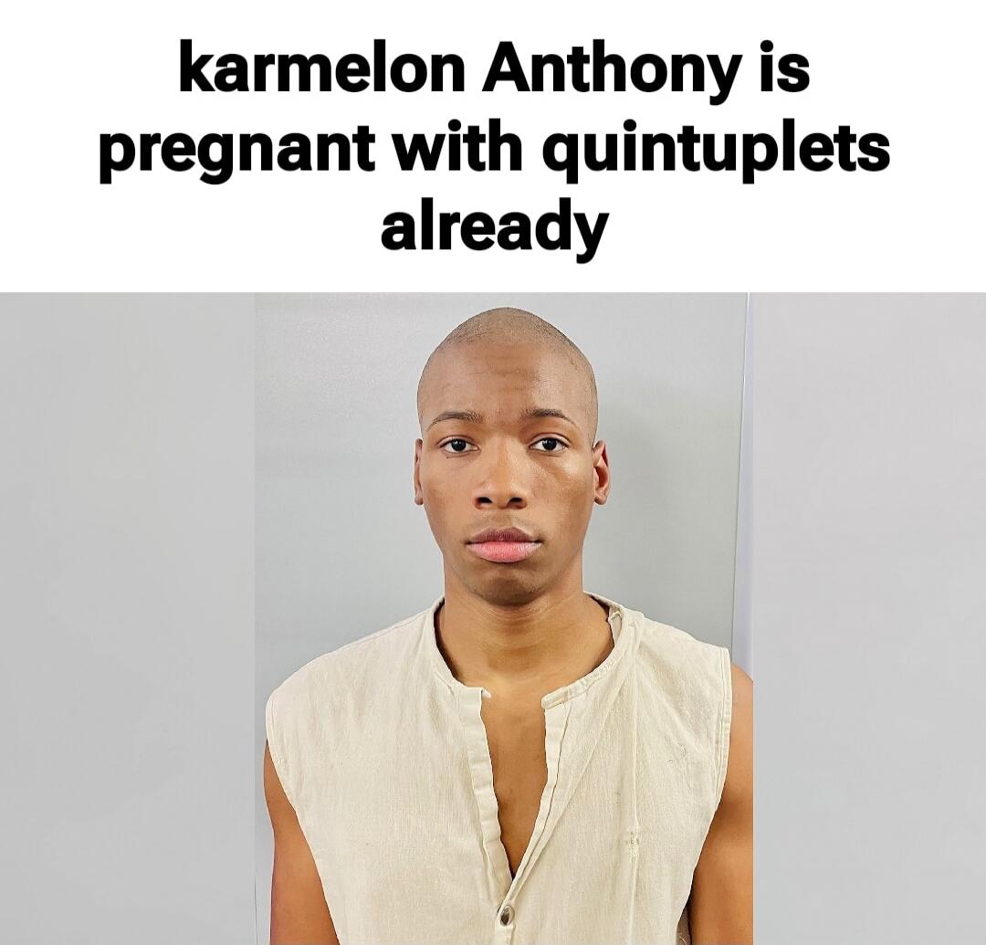 karmelon Anthony is pregnant with quintuplets already