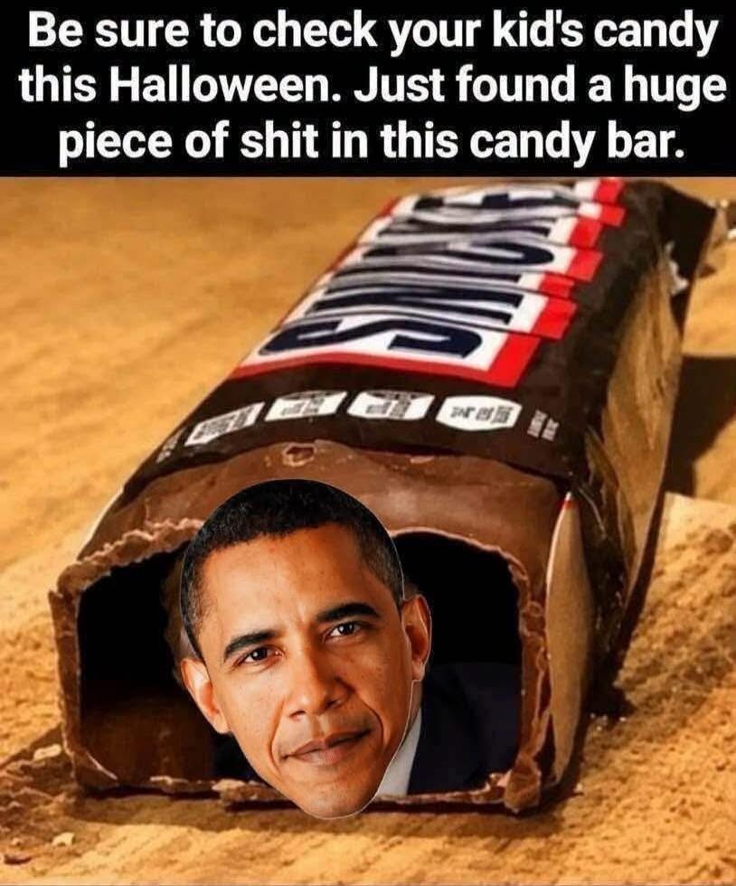 Be sure to check your kid's candy this Halloween. Just found a huge piece of shit in this candy bar.