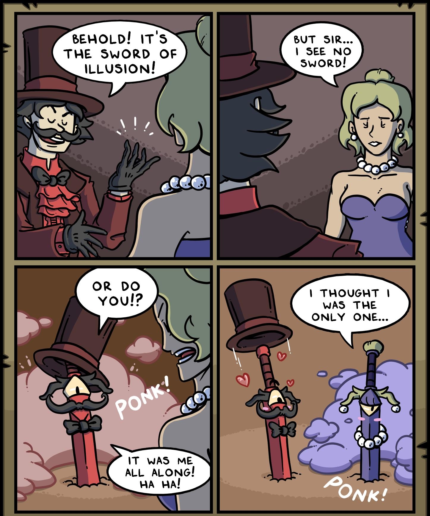 geROLD ITS THE SWORD OF ILLUSION THOUGHT WAS THE ONLY ONE ALL ALONG