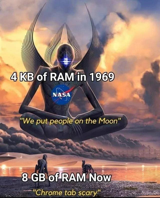 We put pple on the Moon 55_ o 2 1 Chrome tab scary